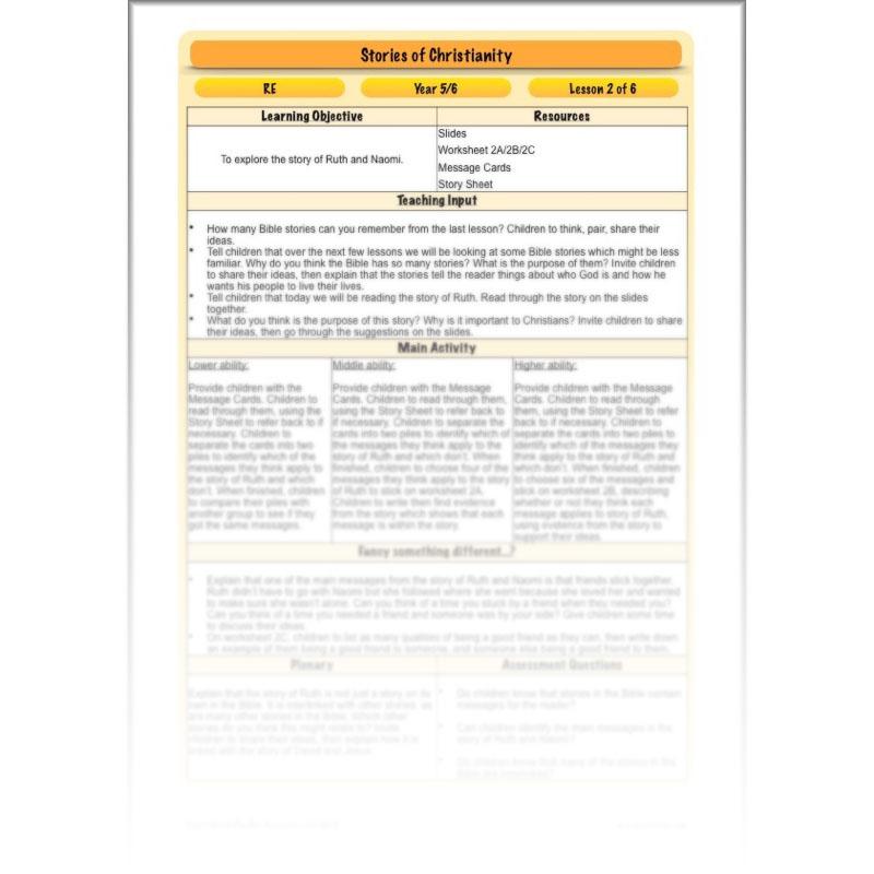 PlanBee Stories of Christianity - Religious Education Lessons | KS2 RE