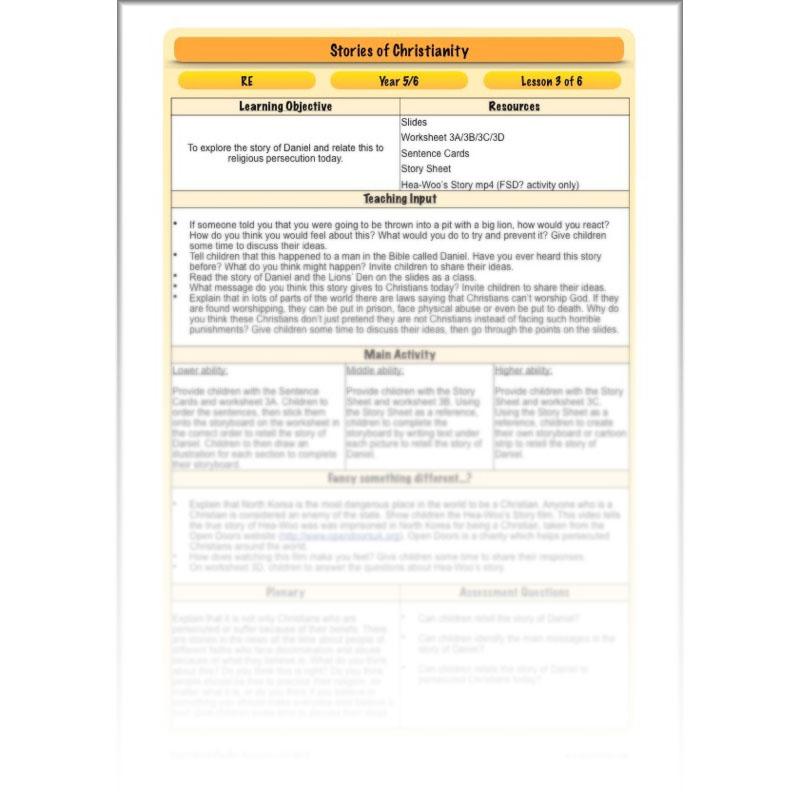 PlanBee Stories of Christianity - Religious Education Lessons | KS2 RE