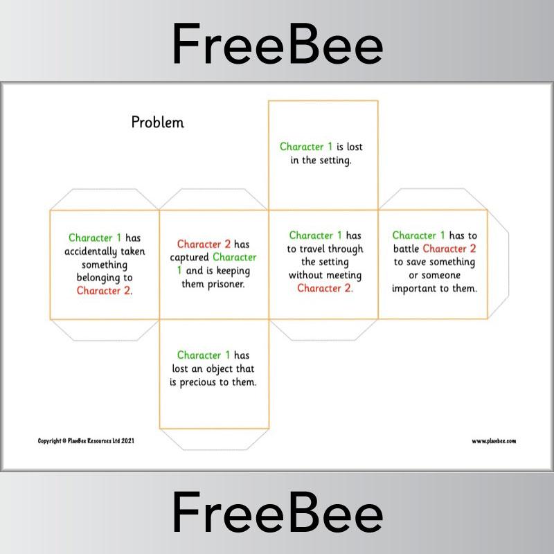 PlanBee FREE Story Dice by PlanBee