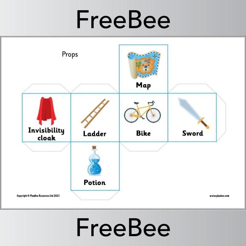 PlanBee FREE Story Dice by PlanBee