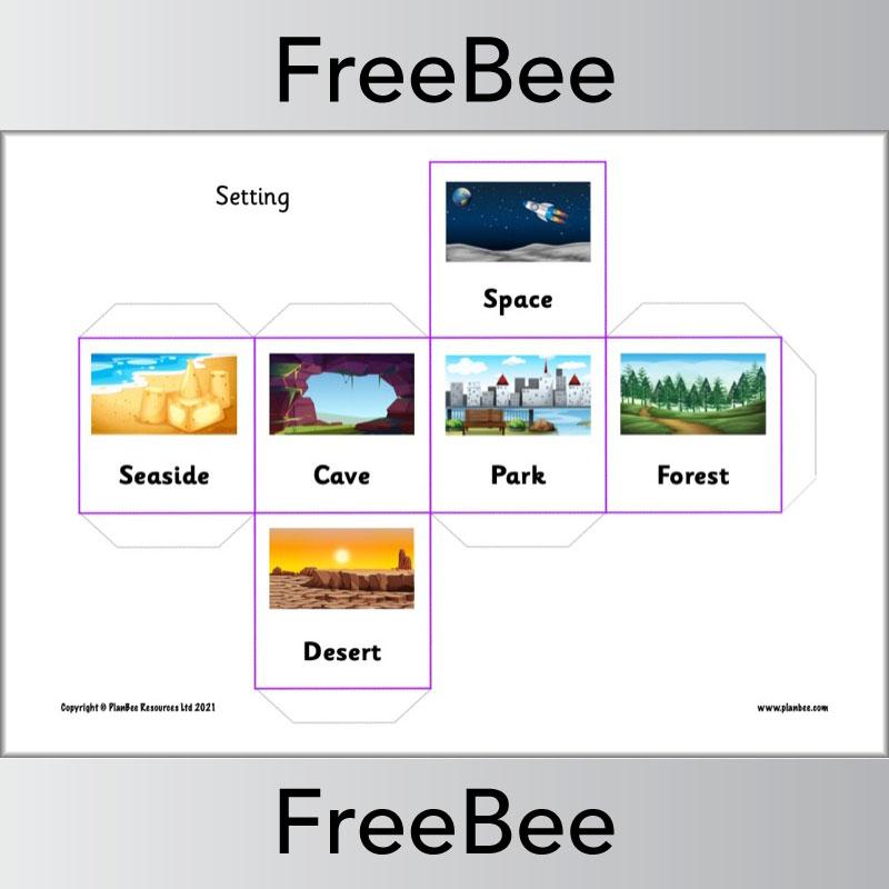 PlanBee FREE Story Dice by PlanBee