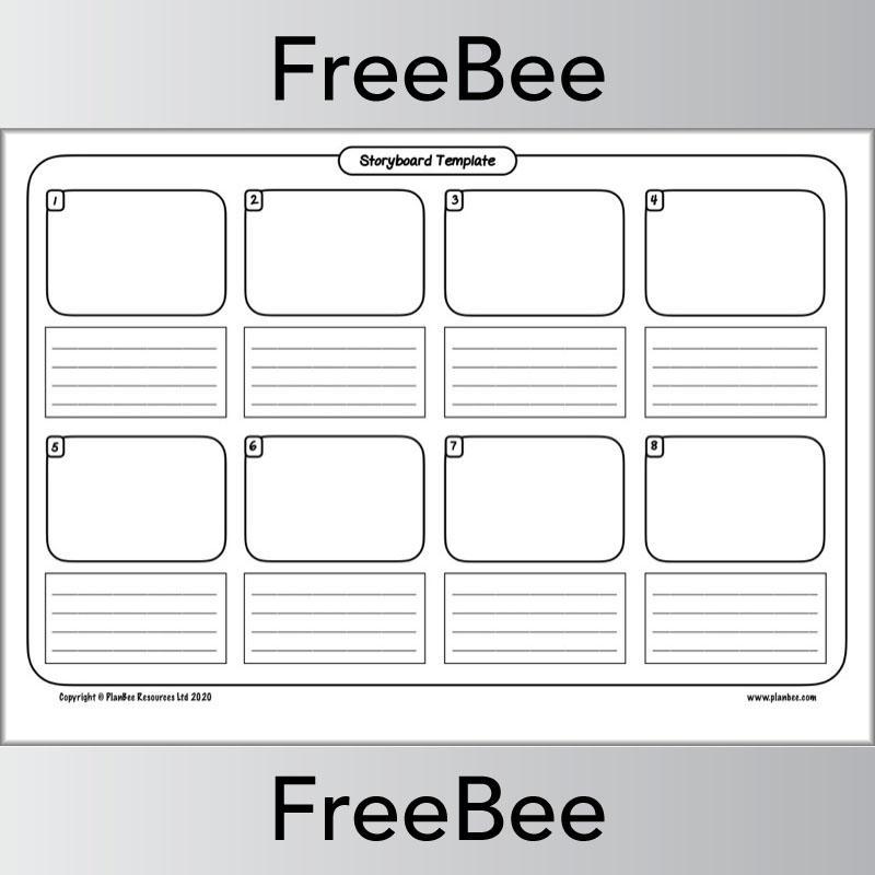 PlanBee FREE Storyboard Template KS2 by Planbee