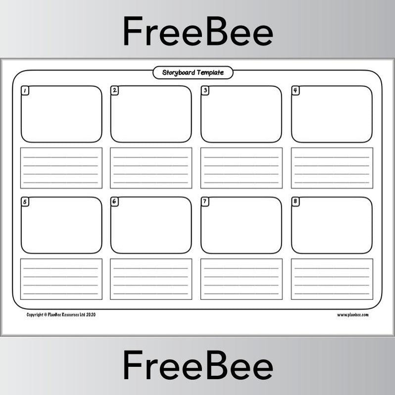 FREE Storyboard Template KS2 by Planbee — PlanBee