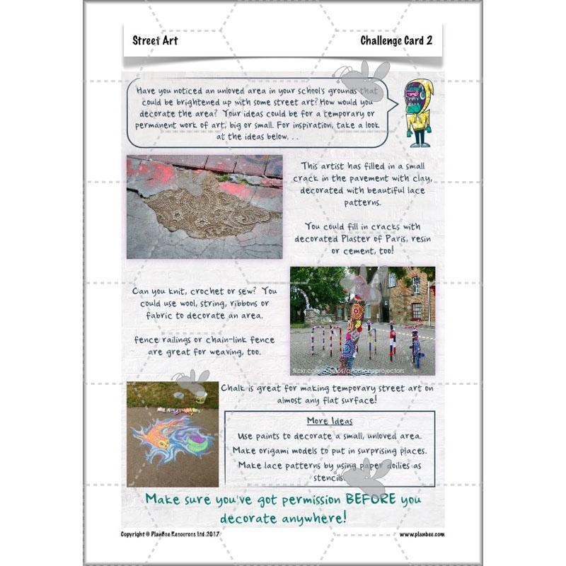 PlanBee Graffiti Art KS2 Planning | Street Art Lessons for Year 5 and Year 6
