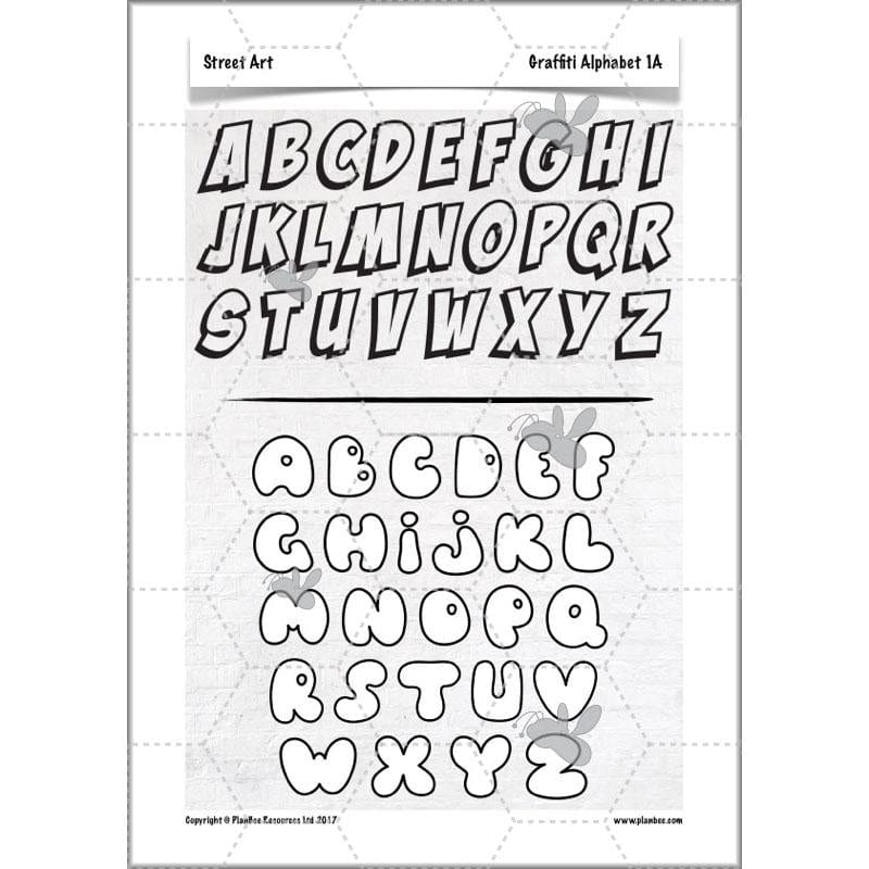 PlanBee Graffiti Art KS2 Planning | Street Art Lessons by PlanBee