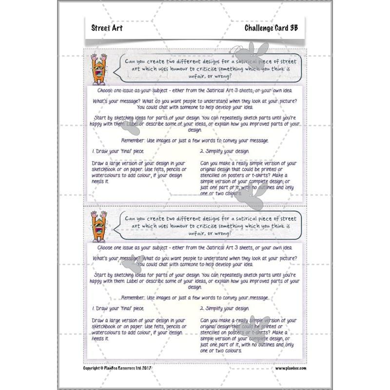 PlanBee Graffiti Art KS2 Planning | Street Art Lessons by PlanBee