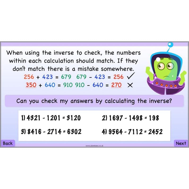 PlanBee Subtraction Methods - KS2 - Year 5 Maths - Addition and Subtraction