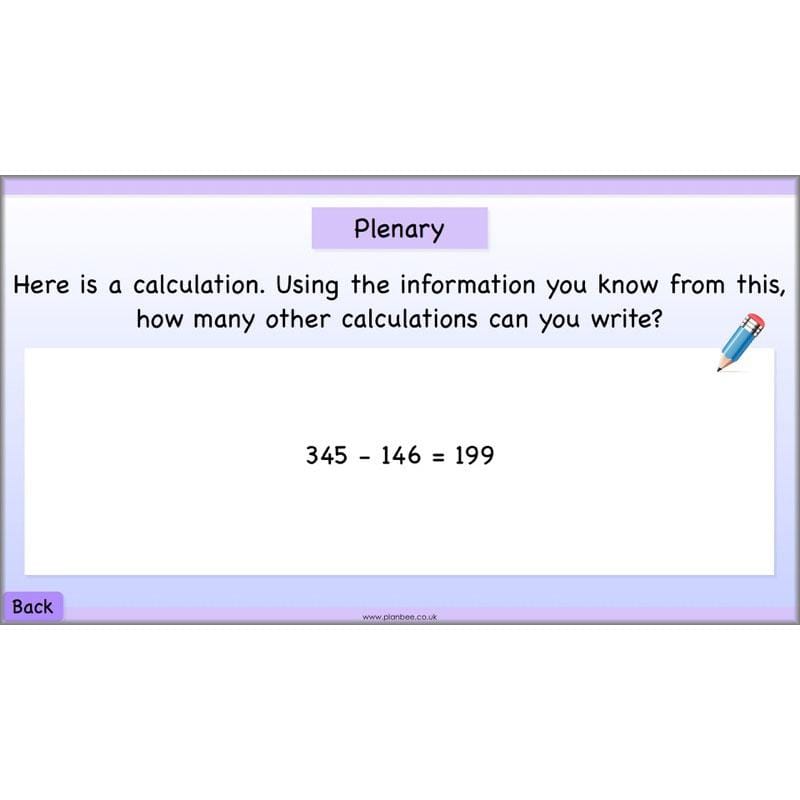 PlanBee Subtraction Methods - KS2 - Year 5 Maths - Addition and Subtraction