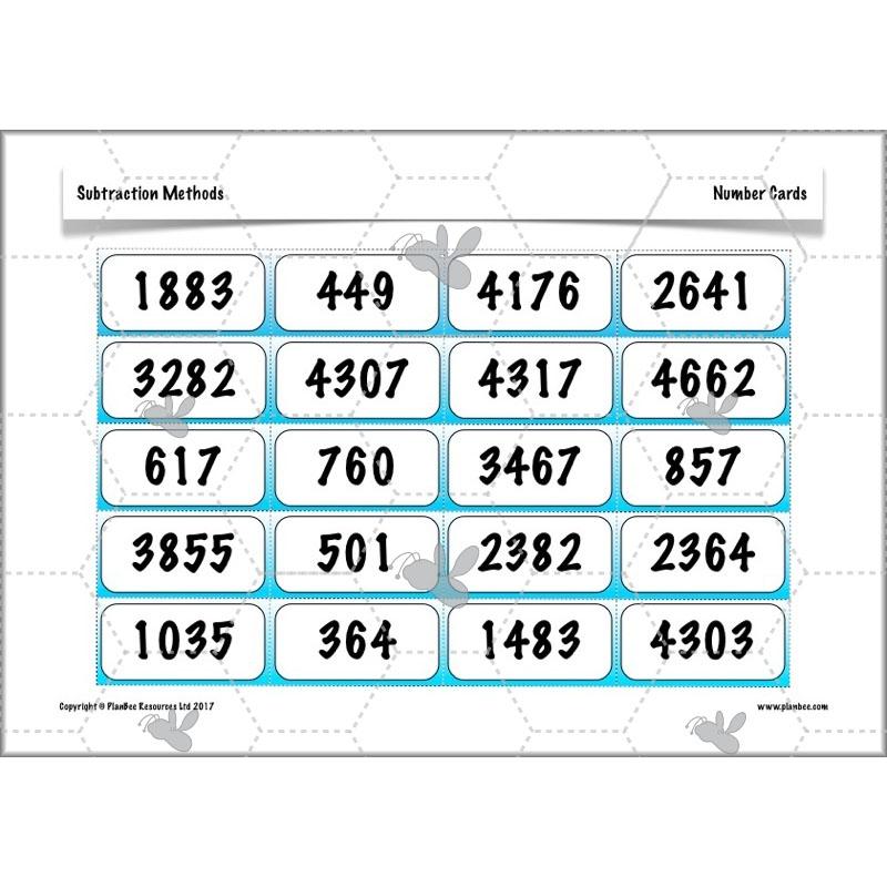 PlanBee Subtraction Methods - KS2 - Year 5 Maths - Addition and Subtraction