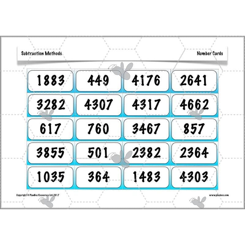 PlanBee Subtraction Methods - KS2 - Year 5 Maths - Addition and Subtraction