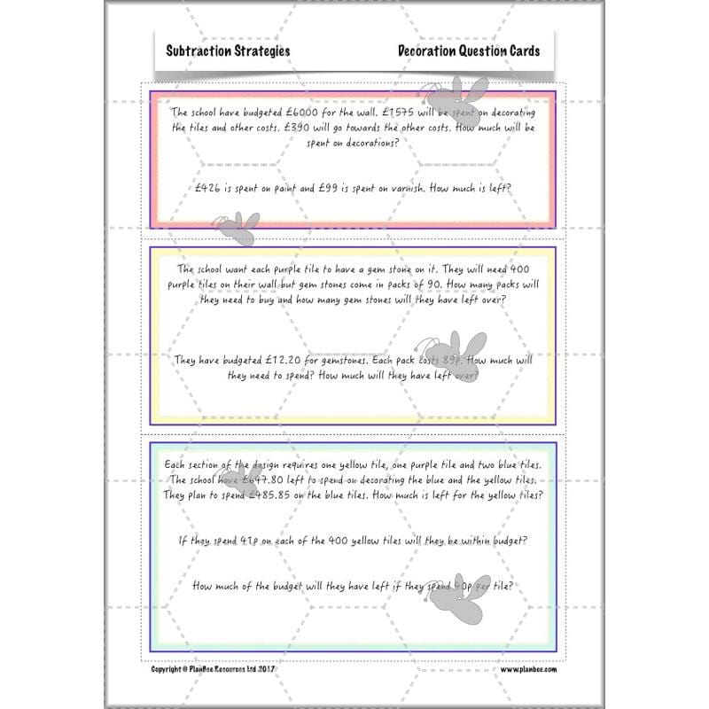 PlanBee Subtractions Strategies - Complete Year 6 Maths Lesson Plans - PlanBee