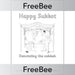 PlanBee Free Sukkot Colouring Pages by PlanBee