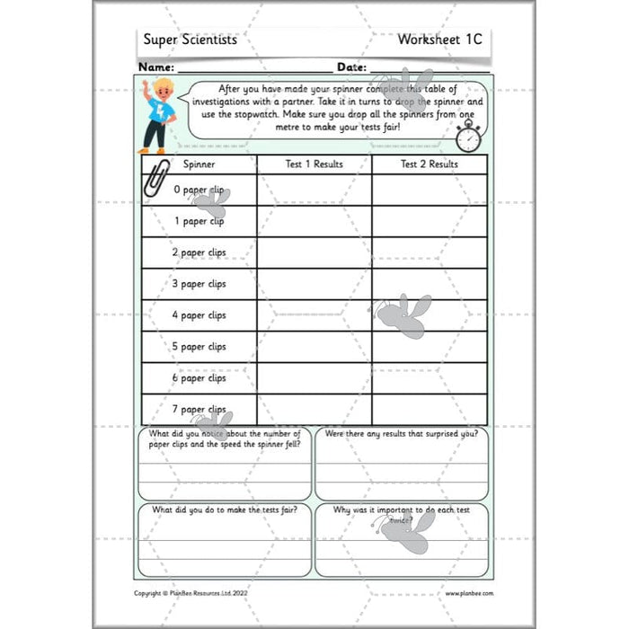 Super Science Magazine Worksheet.pdf Super Scientist Worksheet Free Visual Perception Extra Challenge