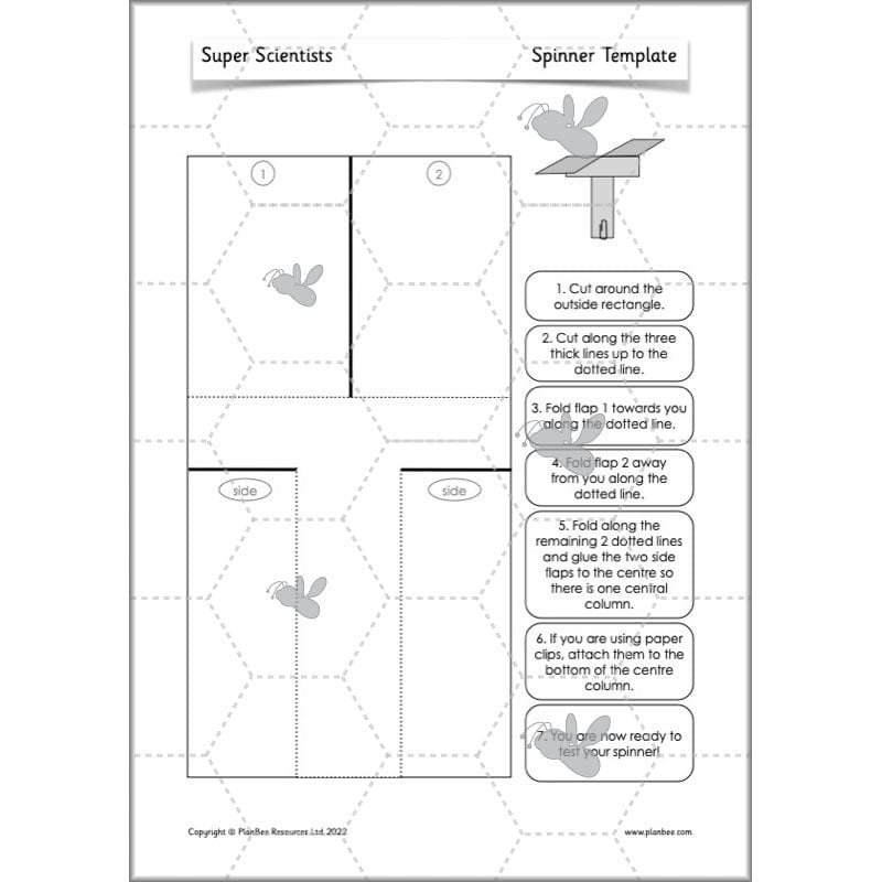 PlanBee Super Scientists Year 2 Working Scientifically | PlanBee