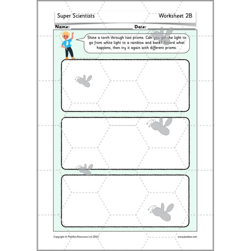 PlanBee Super Scientists Year 2 Working Scientifically | PlanBee