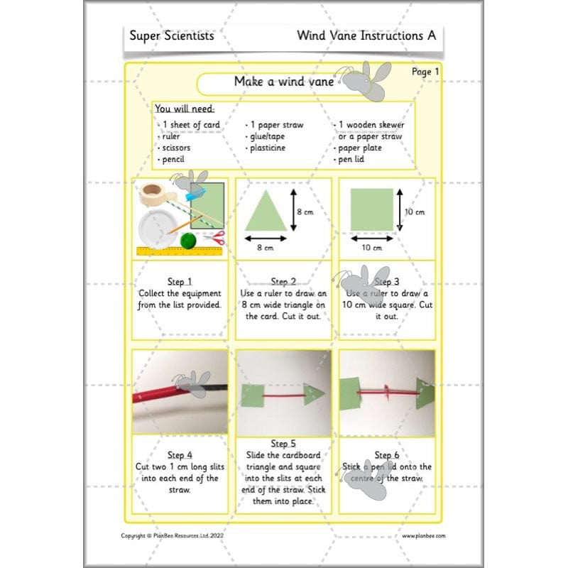 PlanBee Super Scientists Year 2 Working Scientifically | PlanBee
