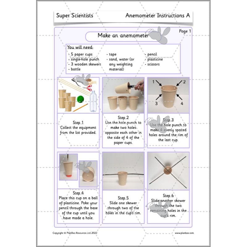 PlanBee Super Scientists Year 2 Working Scientifically | PlanBee