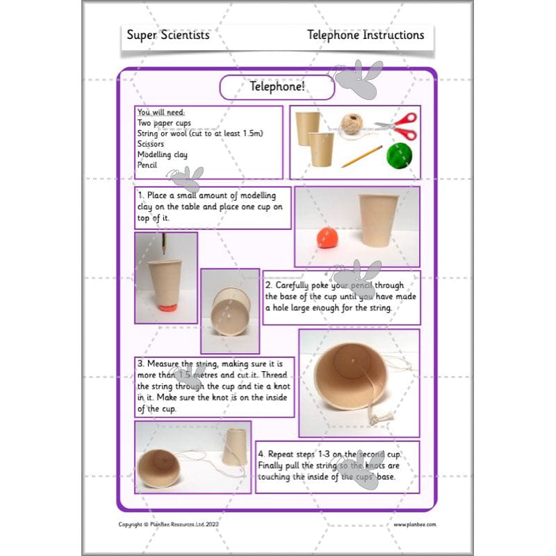 PlanBee Super Scientists Year 2 Working Scientifically | PlanBee