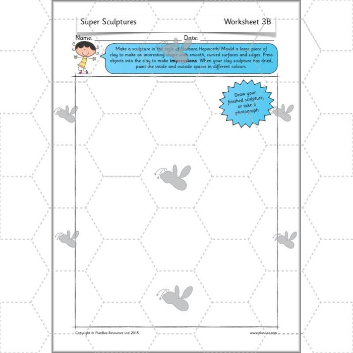 PlanBee Super Sculptures: KS1 Art Lesson Plans and Resources from PlanBee