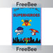 PlanBee Superheroes Topic Cover | PlanBee FreeBees