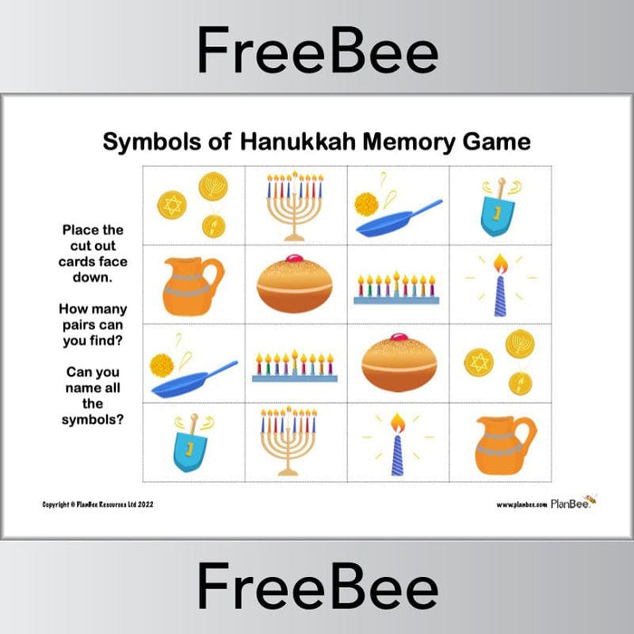 PlanBee Free Symbols of Hanukkah Resource for KS1 and KS2 | PlanBee