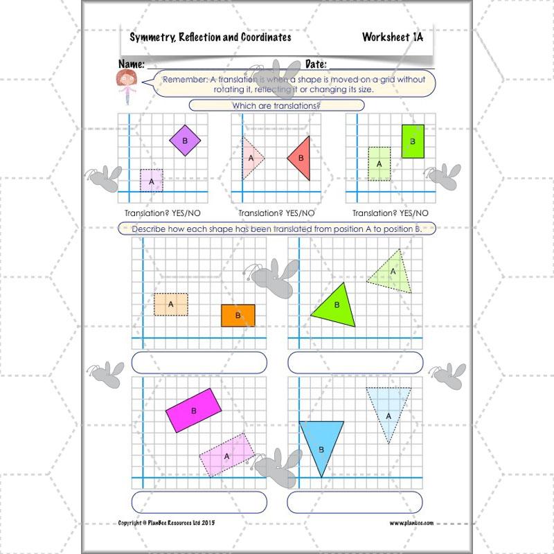 PlanBee Symmetry, Reflection & Coordinates Year 5 Maths 