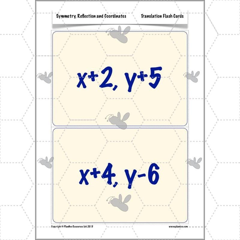 PlanBee Symmetry, Reflection & Coordinates Year 5 Maths 