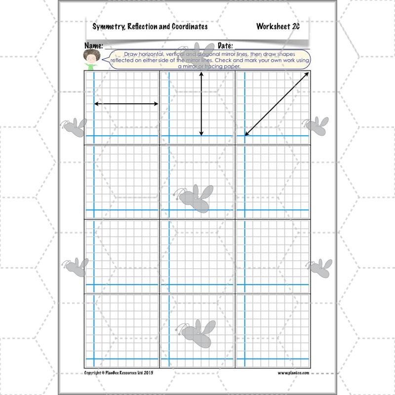 PlanBee Symmetry, Reflection & Coordinates Year 5 Maths 