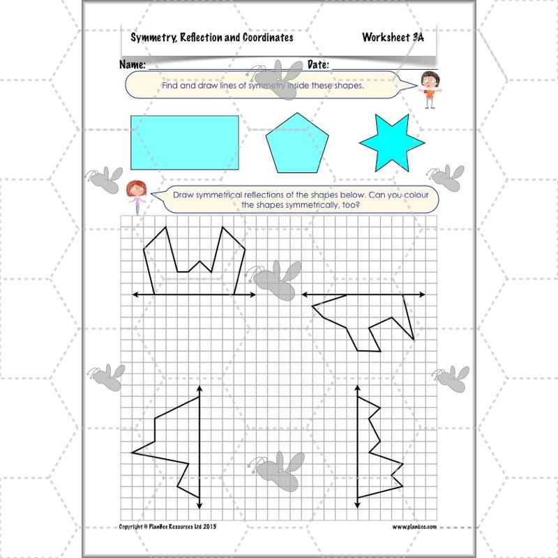 PlanBee Symmetry, Reflection & Coordinates Year 5 Maths 