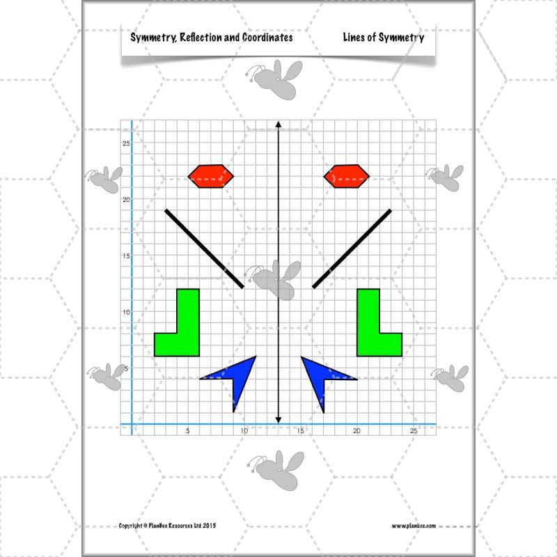 PlanBee Symmetry, Reflection & Coordinates Year 5 Maths 
