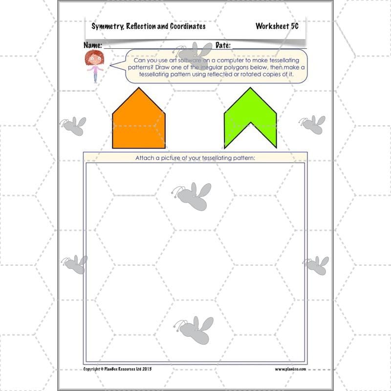 PlanBee Symmetry, Reflection & Coordinates Year 5 Maths 