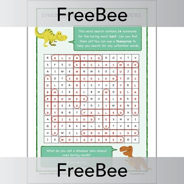 FREE Fun with Words Pack by PlanBee