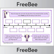 Free Printable Synonyms Worksheet KS2 by PlanBee