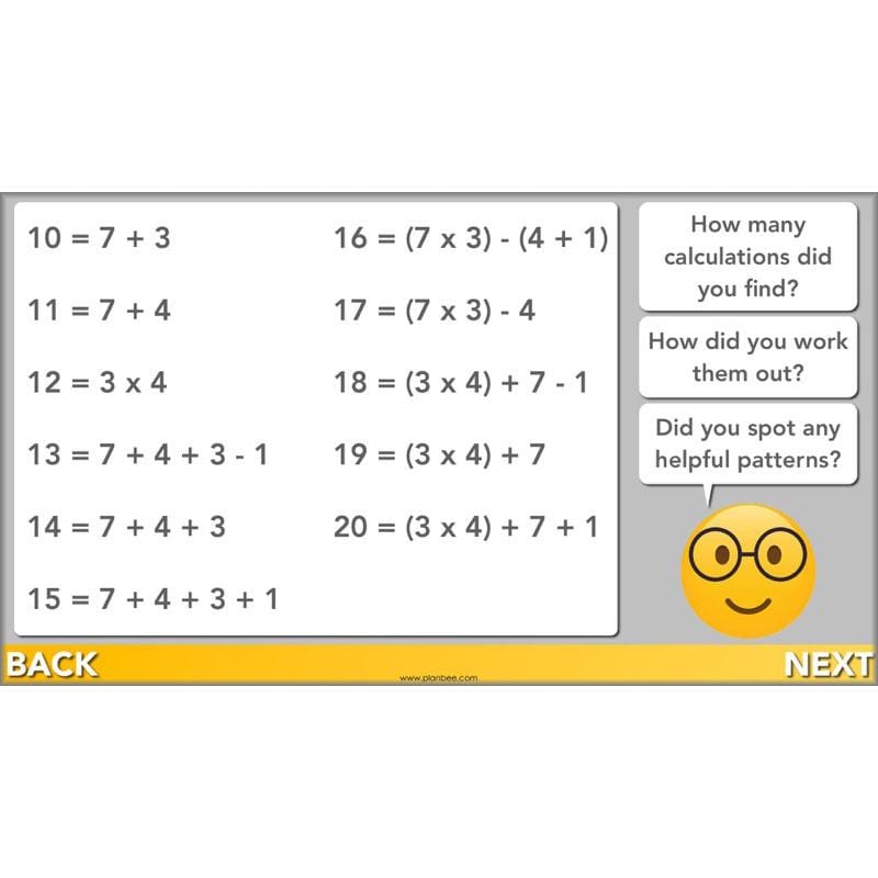 PlanBee Target Maths Year 6 Target Number Challenge Lesson | PlanBee