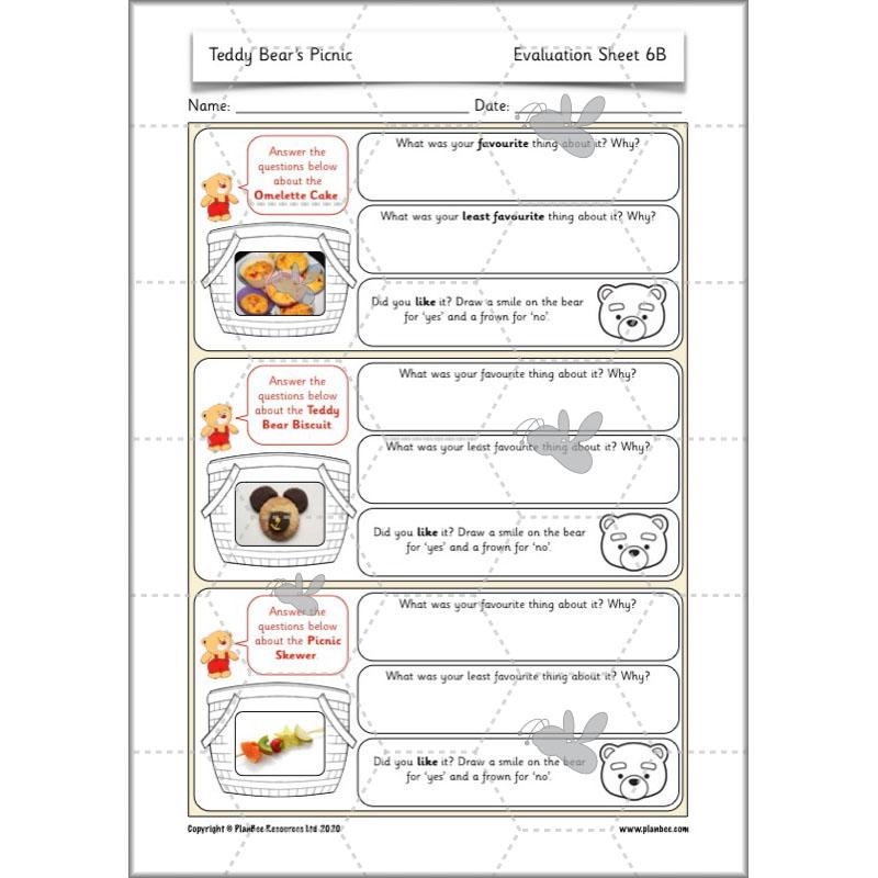 PlanBee Teddy Bears Picnic Ideas and DT Lessons by PlanBee
