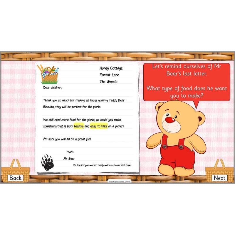PlanBee Teddy Bears Picnic Ideas and DT Lessons by PlanBee