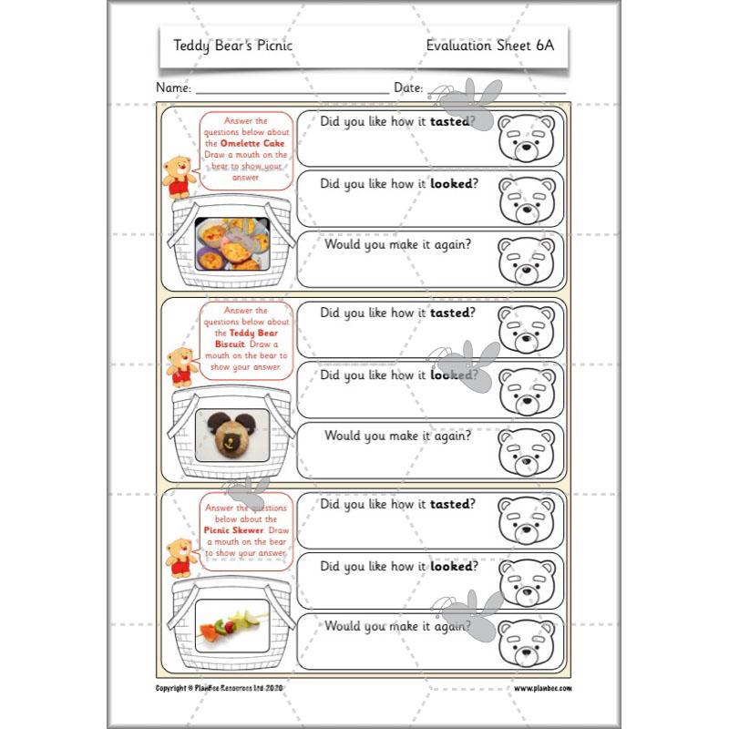 PlanBee Teddy Bears Picnic Ideas and DT Lessons by PlanBee