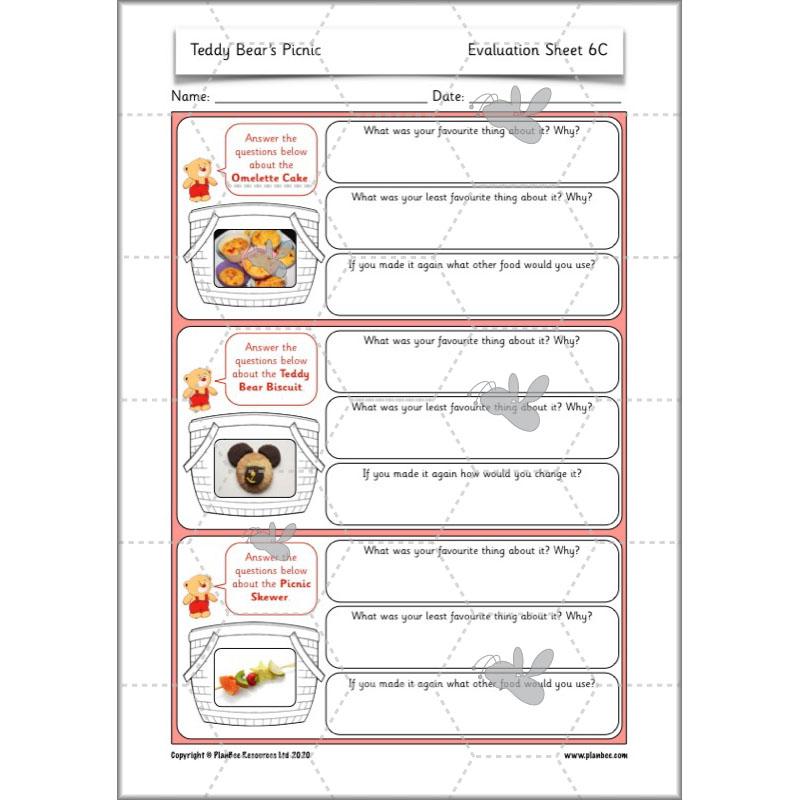 PlanBee Teddy Bears Picnic Ideas and DT Lessons by PlanBee