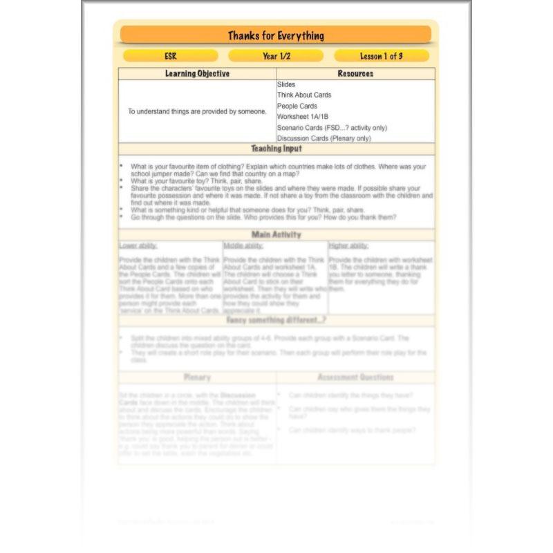 PlanBee Thanks for Everything Thankfulness Lesson | PlanBee