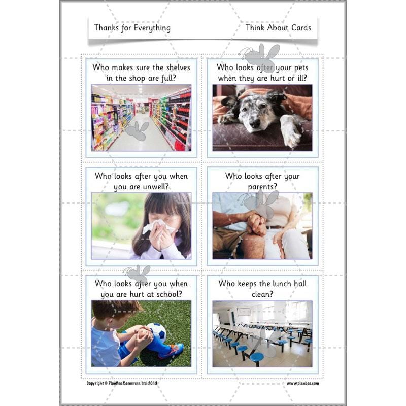 PlanBee Thanks for Everything Thankfulness Lesson | PlanBee