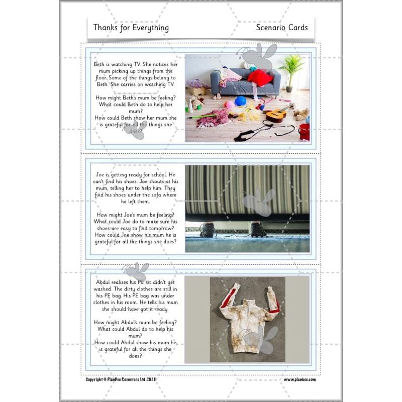 PlanBee Thanks for Everything Thankfulness Lesson | PlanBee