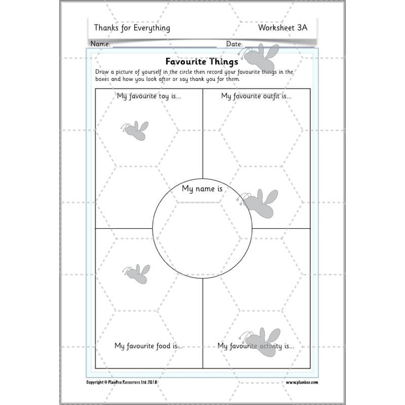 PlanBee Thanks for Everything Thankfulness Lesson | PlanBee