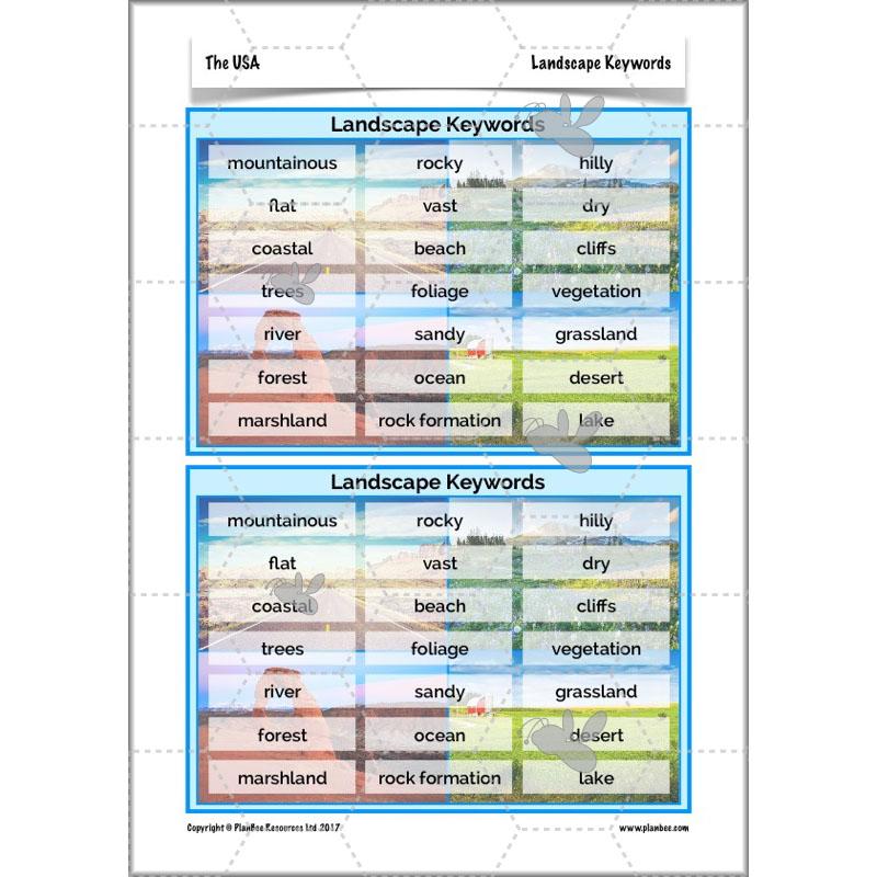 PlanBee The USA: KS2 Geography scheme of work for Year 3 & Year 4