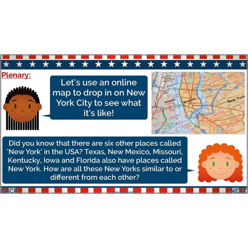 PlanBee The USA: KS2 Geography scheme of work for Year 3 & Year 4