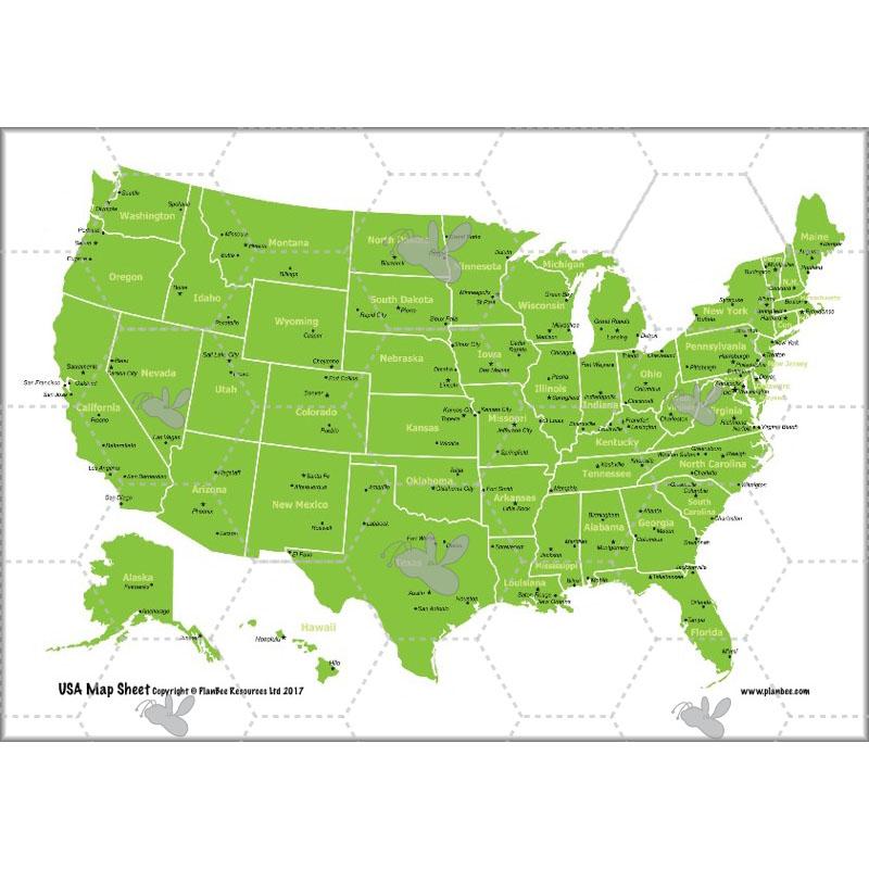 PlanBee The USA: KS2 Geography scheme of work for Year 3 & Year 4