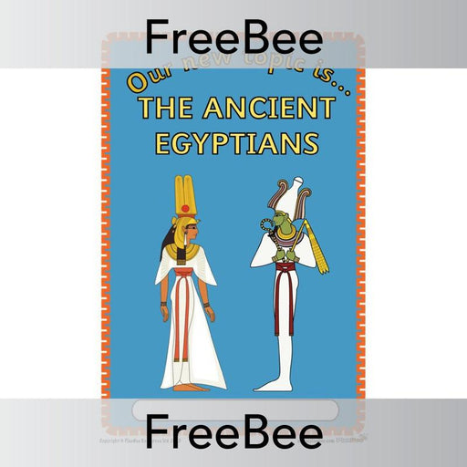 Free Ancient Egyptian Topic Cover Colour | PlanBee