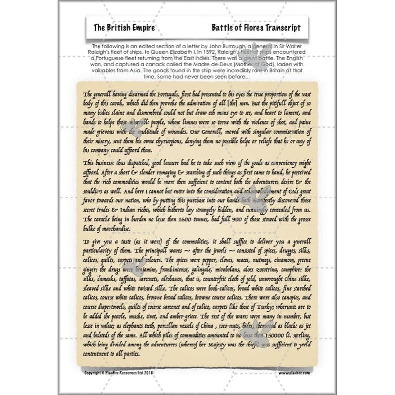 British Empire KS2 Resources — PlanBee