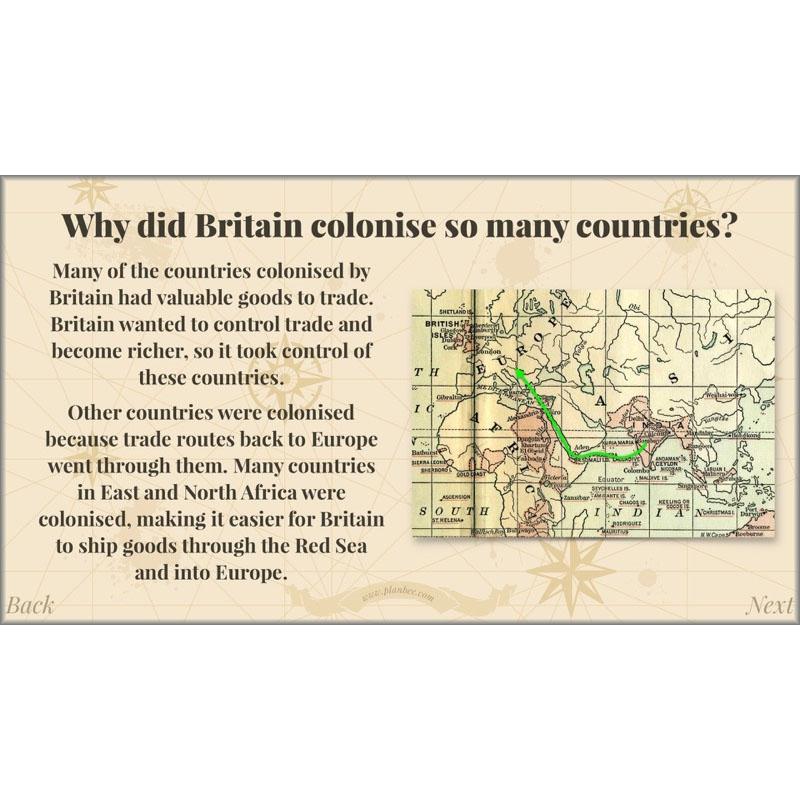 PlanBee British Empire KS2 Year 3 & Year 4 History Pack by PlanBee