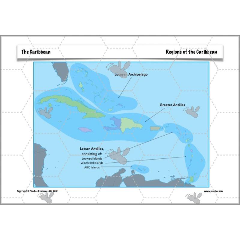 PlanBee Caribbean Geography KS2 Planning Pack by PlanBee