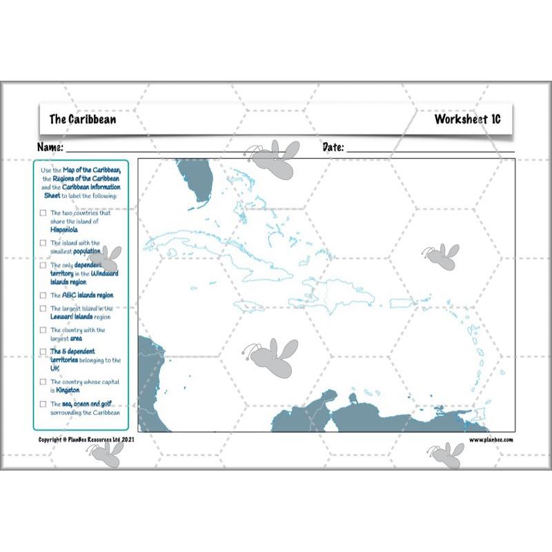 PlanBee Caribbean Geography KS2 Planning Pack by PlanBee